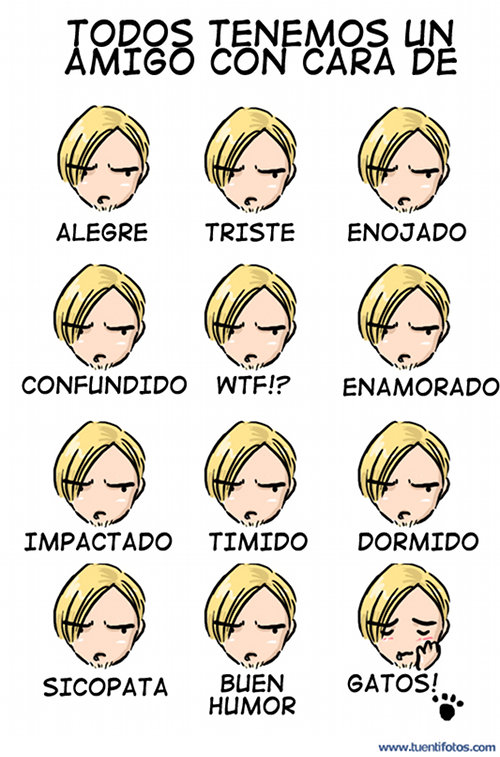 Amigos Con Cara De