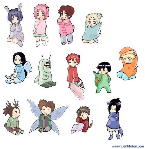 Series de Bebes Naruto