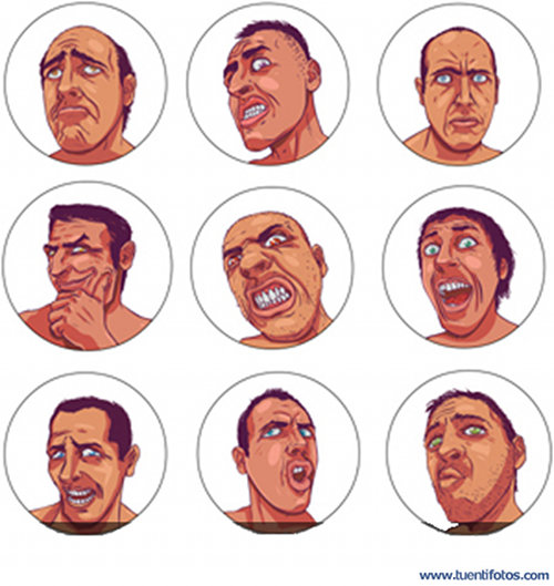 Caras De Angustia