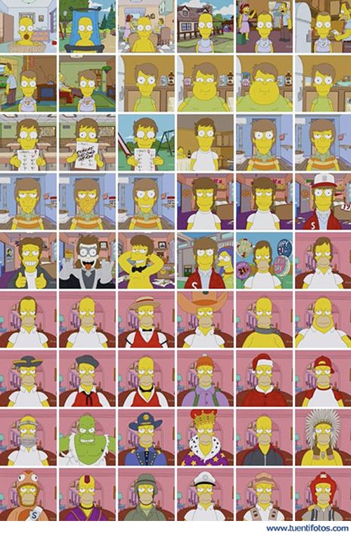 Caras de Homer Simpson
