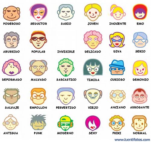 Dibujos de Caras De Tus Amigos