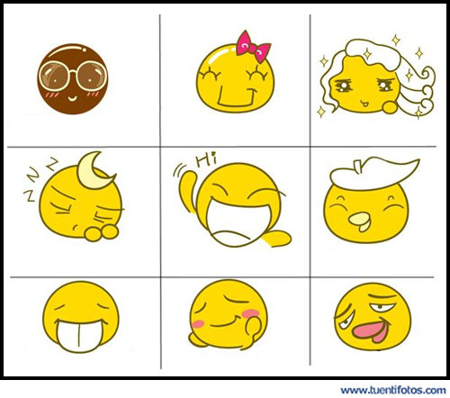 Dibujos de Caras Gorditas