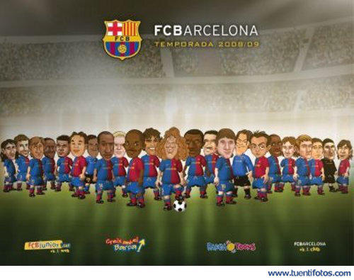 Caricaturas del Barxa