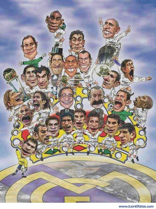 Caricaturas del Real Madrid