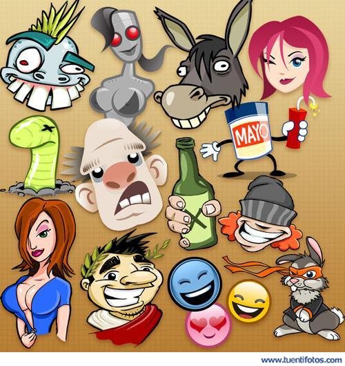 Dibujos de Distintos Personajes