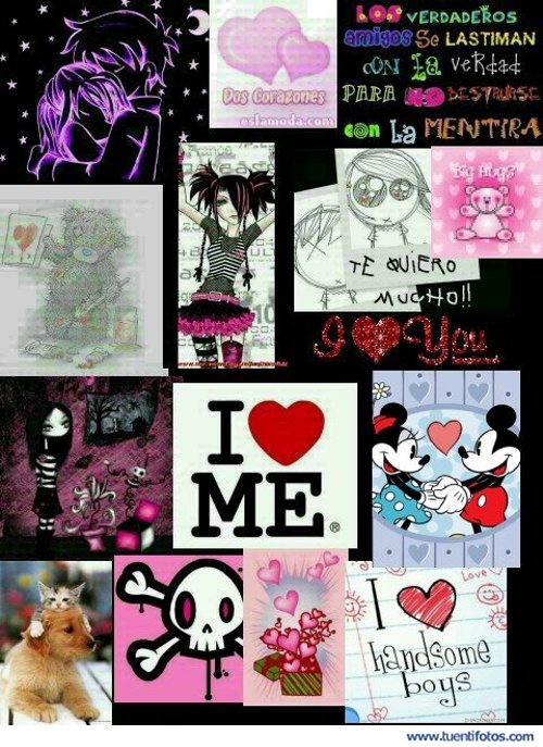 Etiquetas del Mundo Emo