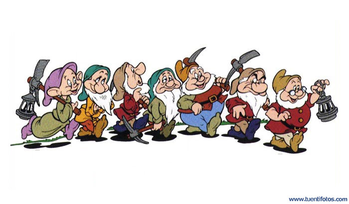 Dibujos de Los Siete Enanitos