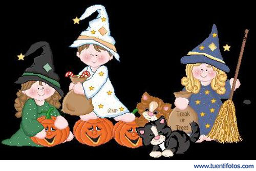 Niños En Hallowen