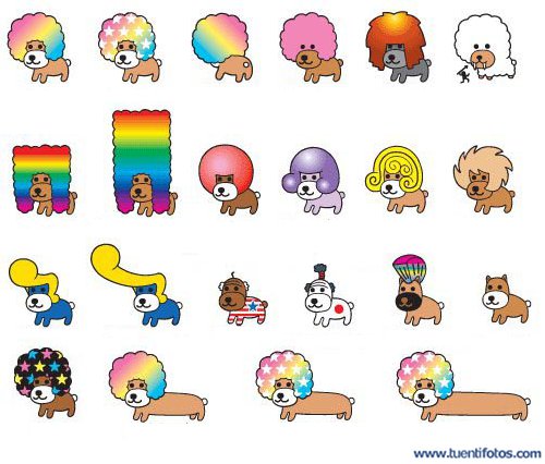 Dibujos de Perros Afro