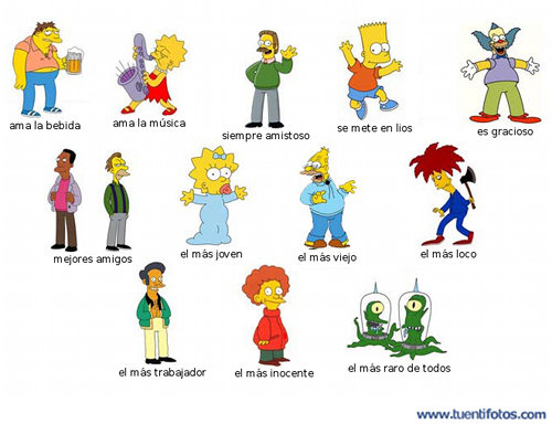 Personajes De Los Simpson