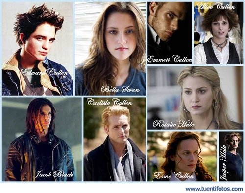 Series de Personajes De Twilight
