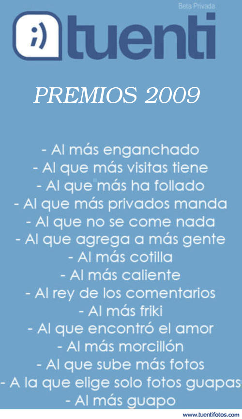 Premios Tuenti 2009