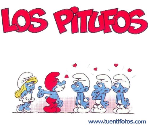 Dibujos de Presentación De La Pitufina