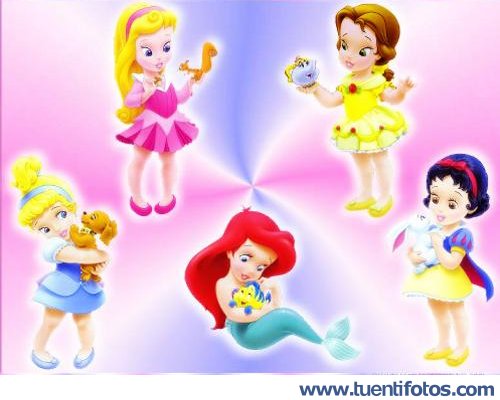Dibujos de Princesitas Disney
