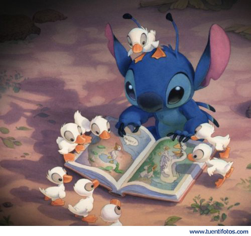 Stitch Con Patitos