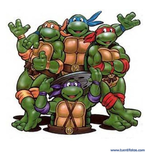 Dibujos de Tortugas Ninja