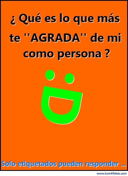 Agrada De Mi Como Persona