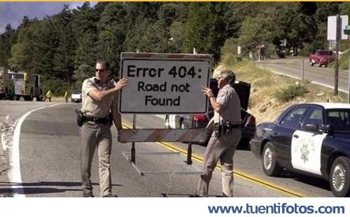 Carretera no encontrada