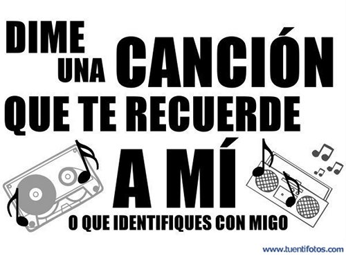 Dime Una Canción Que Te Recuerde
