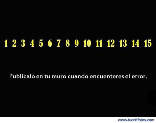 Ilusiones de Encuentra El Error