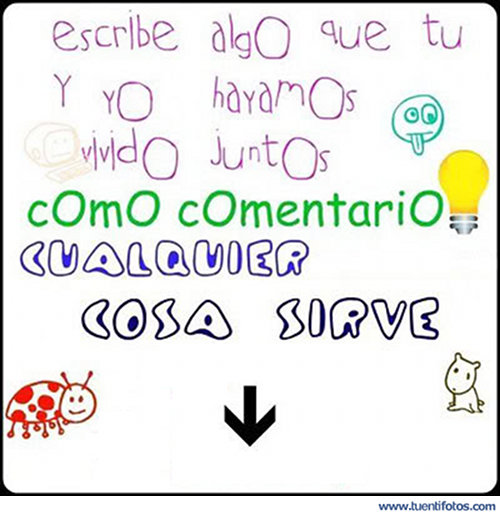 Escribe Algo Que Tu Y Yo