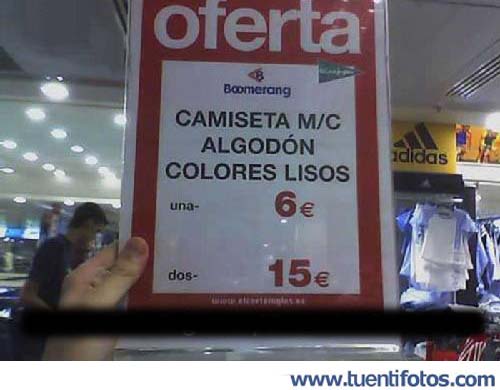 Oferta El Corte Ingles