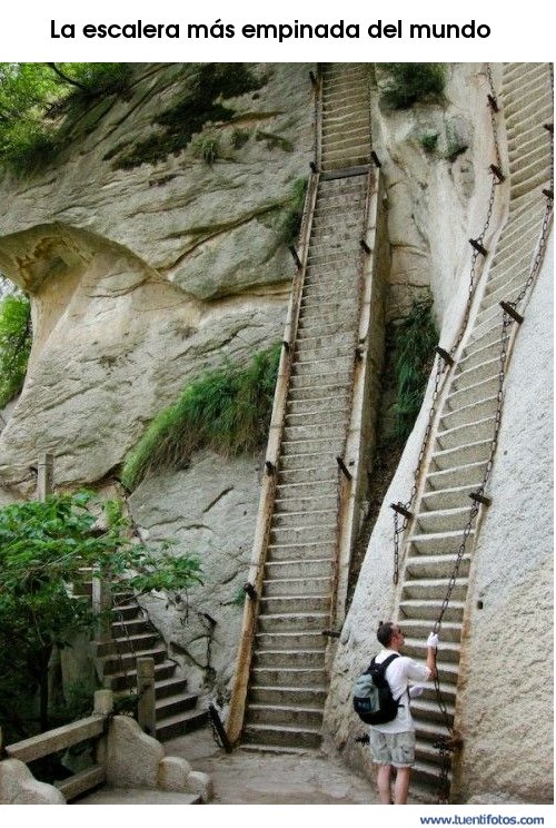 La Escalera Más Empinada Del Mundo