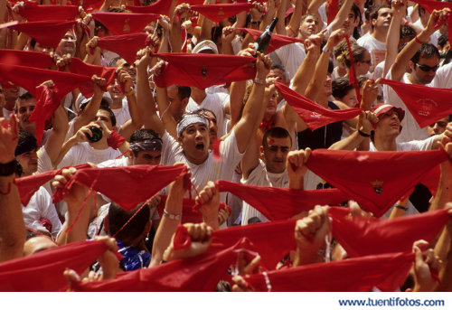 Marea Roja en San Fermin