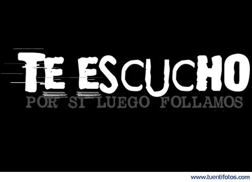 Por Si Luego Follamos