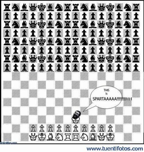 Bromas de Ajedrez Espartano