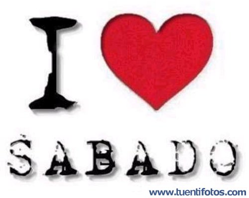 Señales de Amo El Sabado