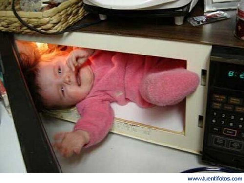 Bromas de Bebe En Microondas