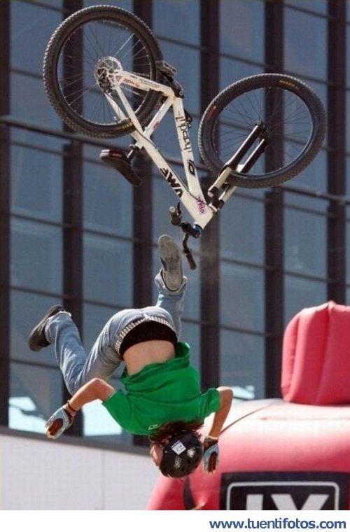 Putadas de Caida de la bicicleta
