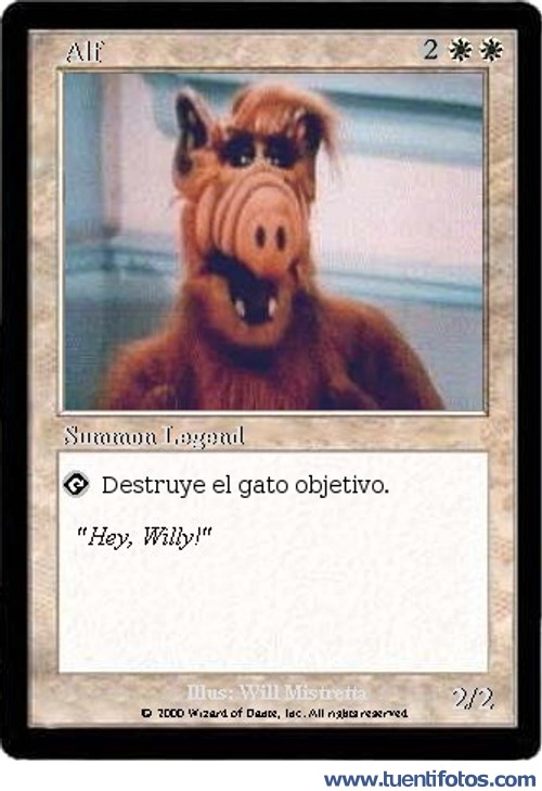 Carta Magic De Alf