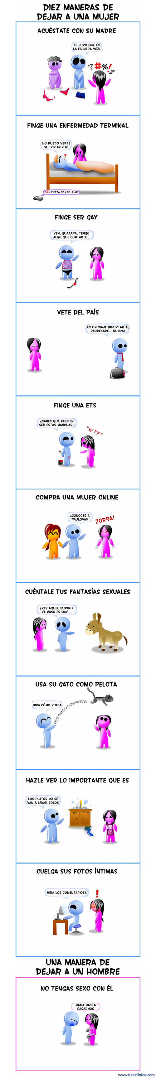 Diez Maneras De Dejar A Una Mujer