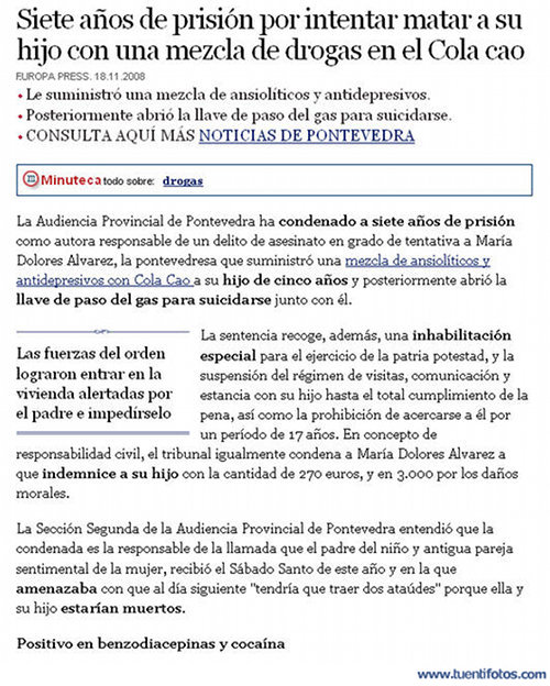 Textos de Drogas En El Colacao