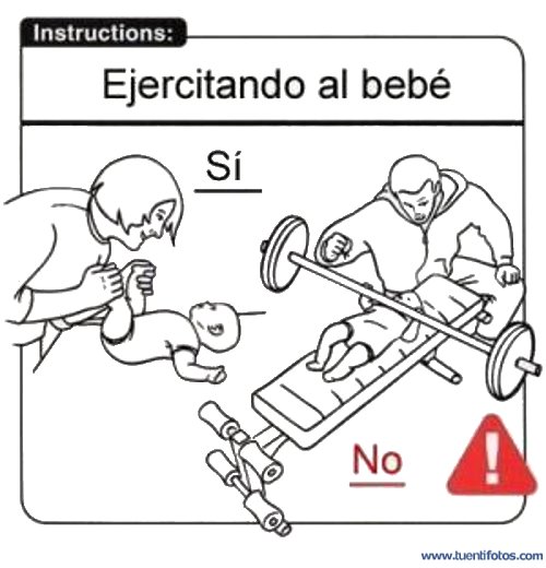 Chistes de Ejercitando Al Bebe