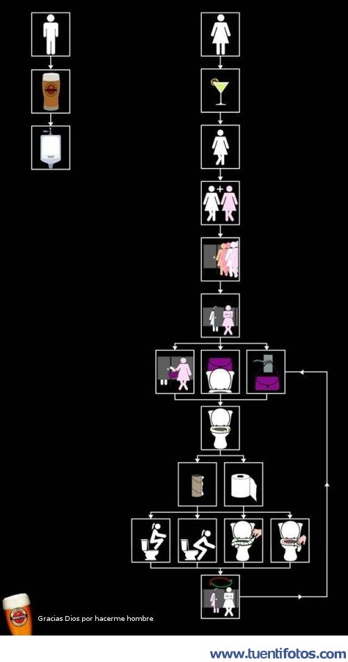 Machista de Eres Hombre Y El Baño