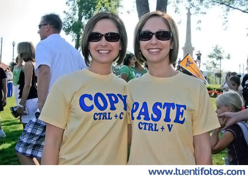 Bromas de Gemelas De Copiar Y Pegar