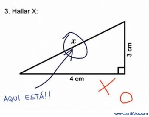 Bromas de Hallar La X