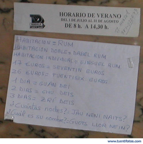 Señales de Ingles En El Hotel