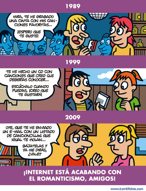 Textos de Internet Se Carga el Romanticismo