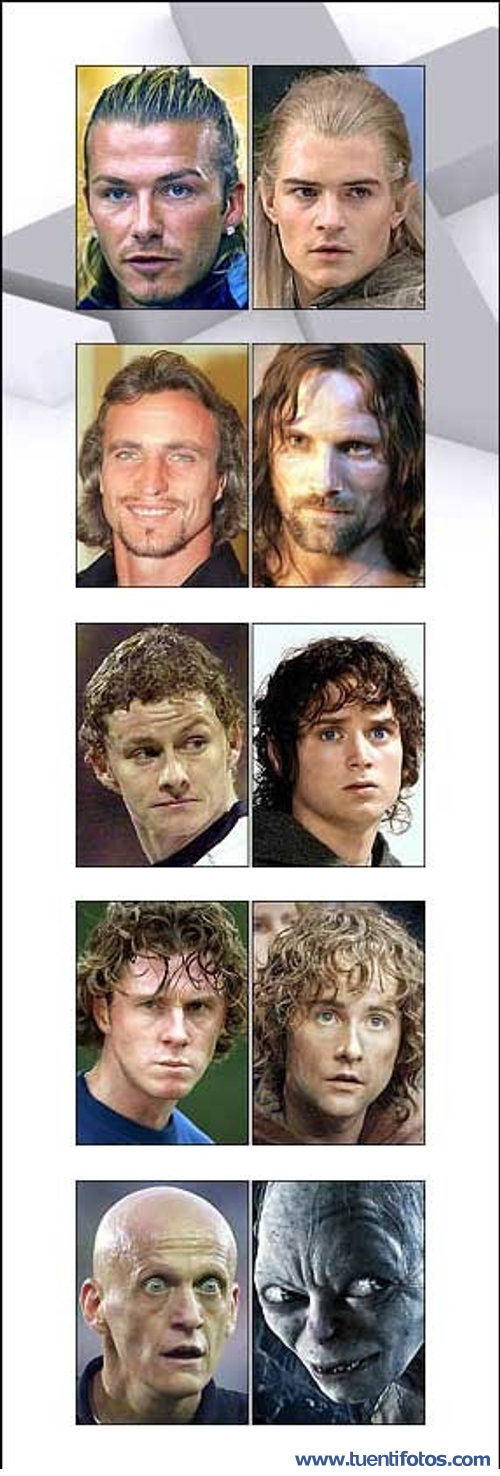 Parecidos de Los Anillos Y El Futbol