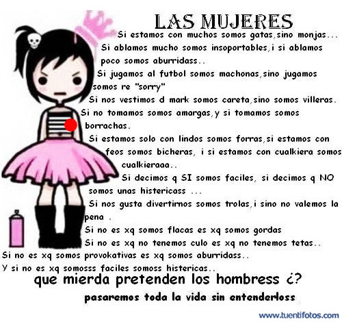 Textos de Mierda Pretenden Los Hombres
