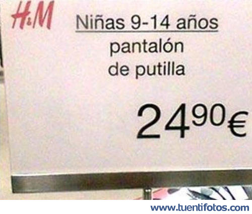 Señales de Pantalón De Putilla