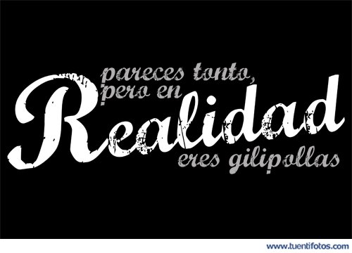 Señales de Pareces Tonto