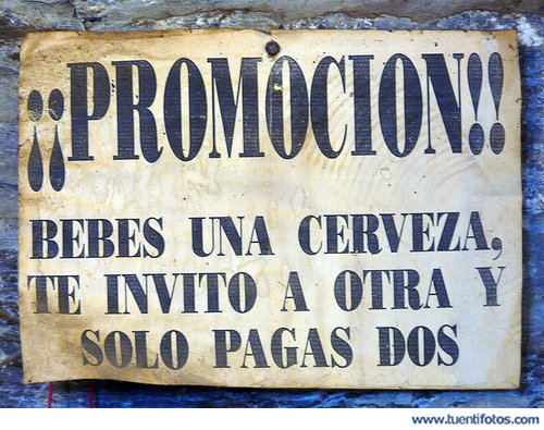 Señales de Promoción De Cerveza
