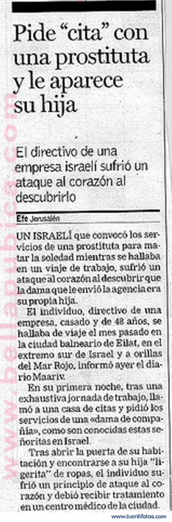 Textos de Su Prostituta Era Su Hija