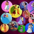 Miniatura de Parejas Disney En Circulos