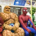 Miniatura de Superheroes En El Metro